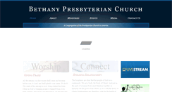 Desktop Screenshot of bethanypca.org